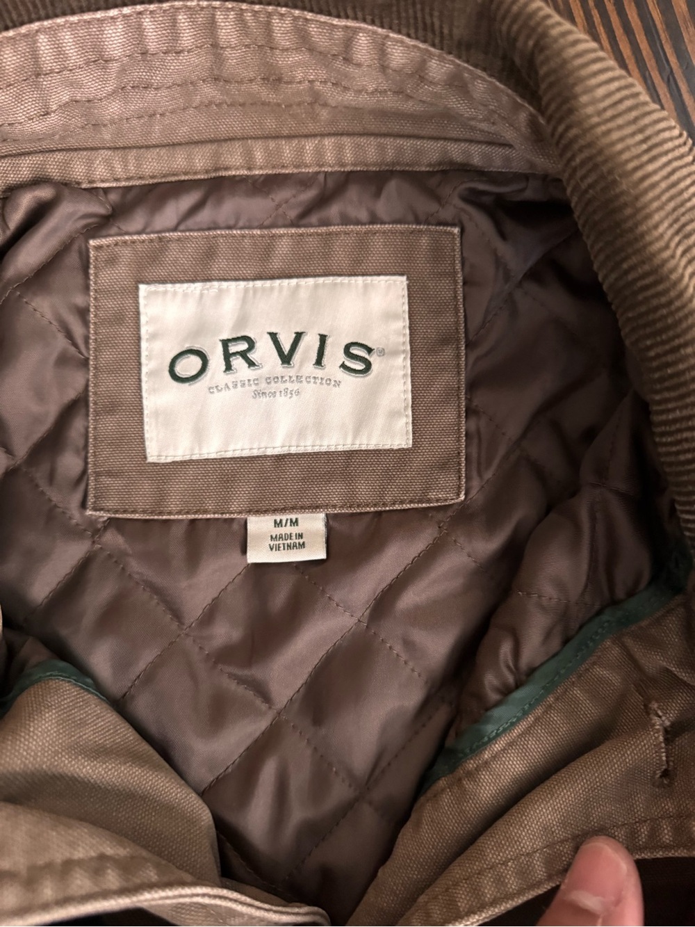 Lot of 2 Mens Canvas Work Jackets Carhartt and Orvis Size Medium - Picture 2 of 9
